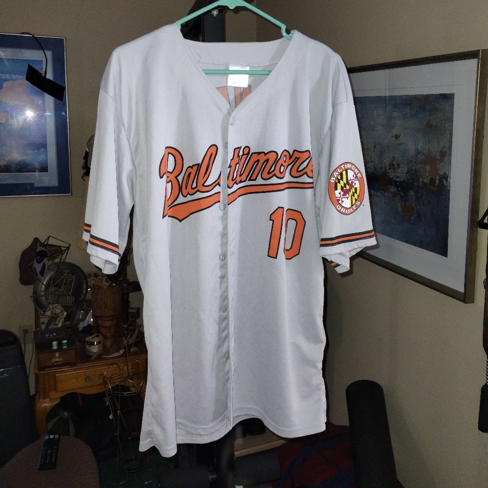 Baltimore Orioles Andrew Jones number 10 Jersey